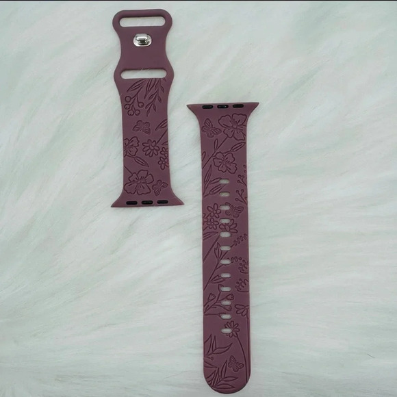 Floral Design Apple Watch Bands  42mm 44mm 45mm 49mm Bundle 1 - Picture 2 of 7